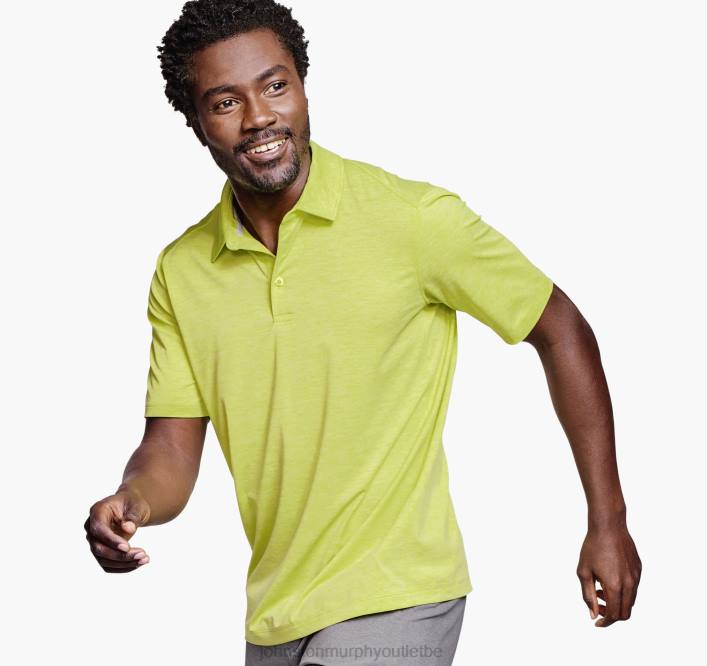 Johnston & Murphy Hommes polo de performance solide xc4 TXRN665 vêtements citron vert