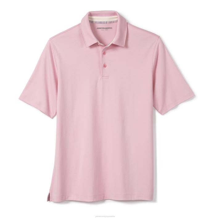 Johnston & Murphy Hommes polo en coton liquide TXRN622 vêtements rose