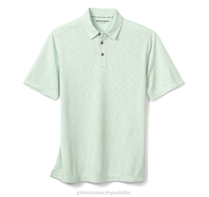 Johnston & Murphy Hommes polo flammé vintage TXRN416 vêtements menthe