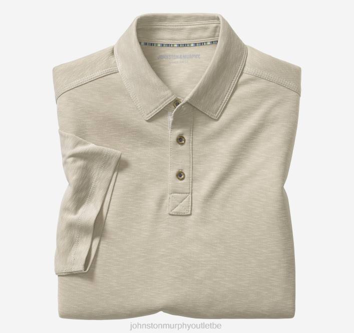 Johnston & Murphy Hommes polo flammé vintage TXRN453 vêtements pierre
