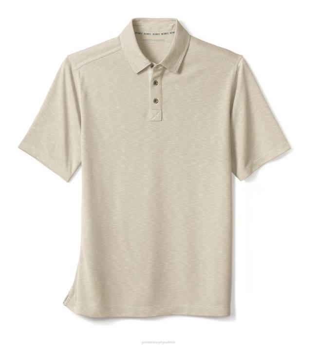 Johnston & Murphy Hommes polo flammé vintage TXRN453 vêtements pierre