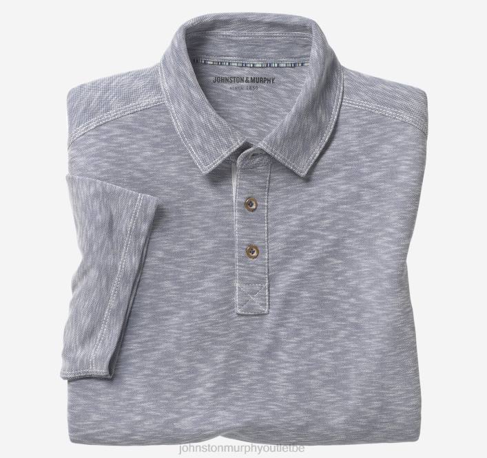 Johnston & Murphy Hommes polo flammé vintage TXRN511 vêtements indigo