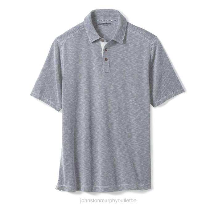 Johnston & Murphy Hommes polo flammé vintage TXRN511 vêtements indigo