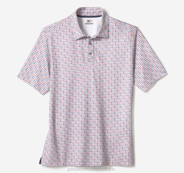 Johnston & Murphy Hommes polo performance xc4 TXRN567 vêtements impression multi-dames