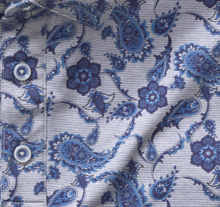 Johnston & Murphy Hommes polo performant à imprimé xc4 TXRN620 vêtements cachemire bleu marine