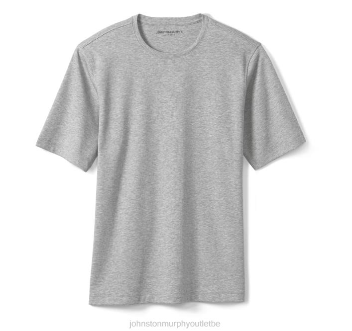 Johnston & Murphy Hommes tee-shirt essentiel TXRN676 vêtements gris chiné