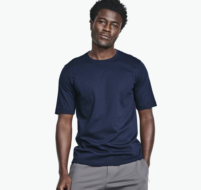 Johnston & Murphy Hommes tee-shirt essentiel TXRN758 vêtements marine