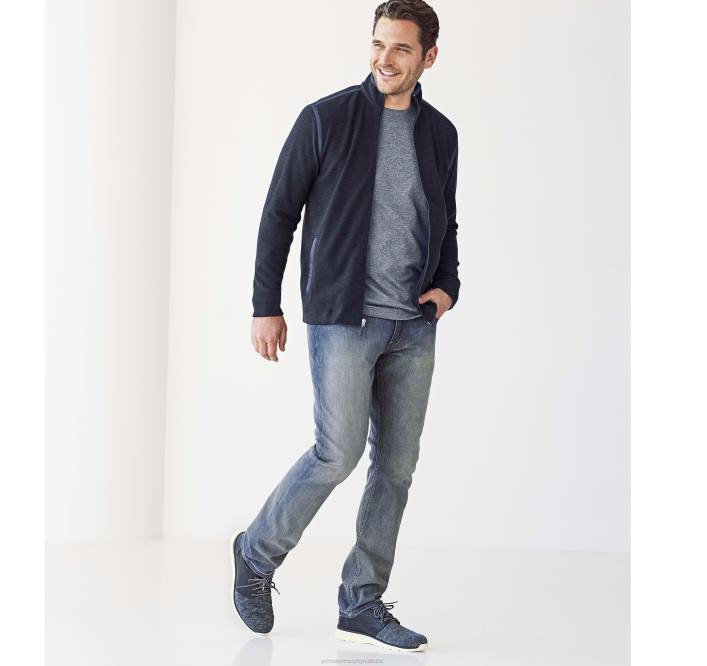 Johnston & Murphy Hommes XC4 Performance Knit entièrement zippé TXRN681 vêtements marine
