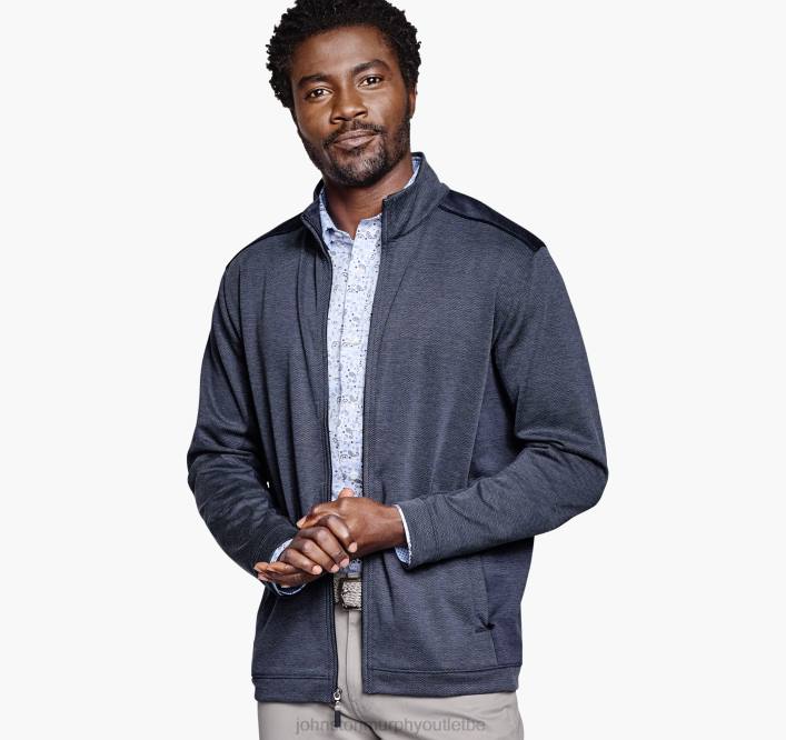 Johnston & Murphy Hommes fermeture éclair complète pour tous les jours TXRN774 vêtements marine