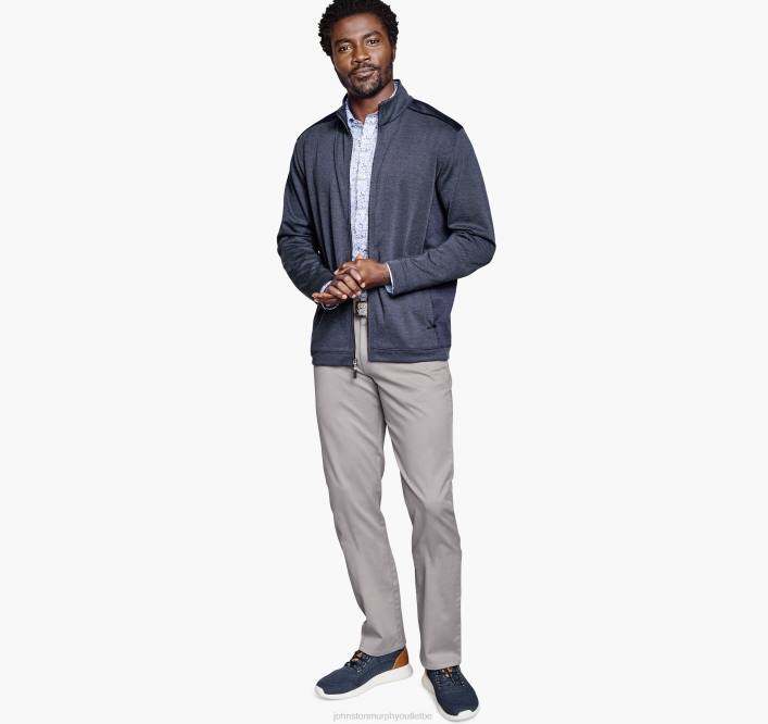 Johnston & Murphy Hommes fermeture éclair complète pour tous les jours TXRN774 vêtements marine