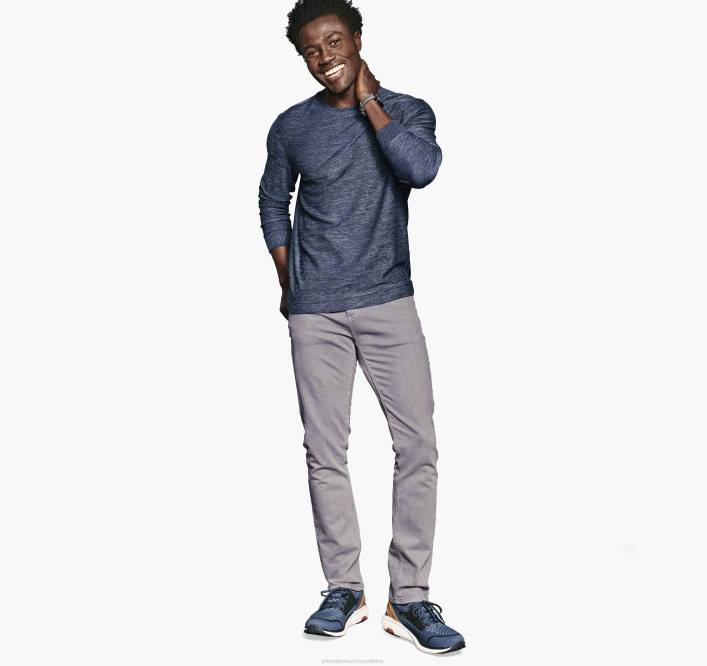 Johnston & Murphy Hommes pull mélangé TXRN733 vêtements marine