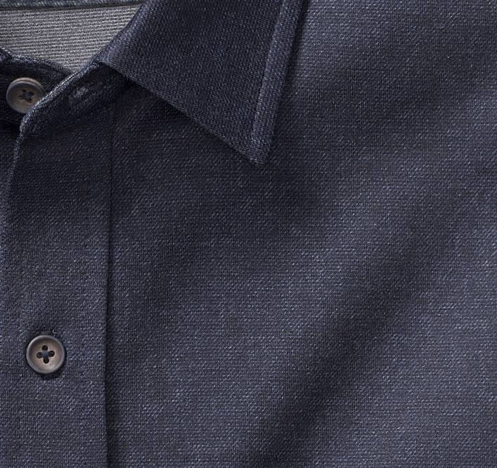 Johnston & Murphy Hommes tricots boutonnés sur le devant TXRN759 vêtements indigo