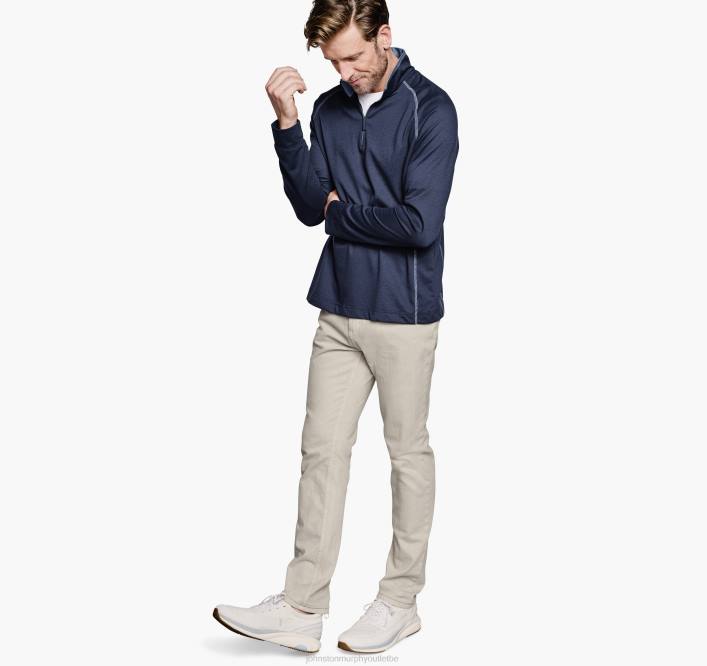 Johnston & Murphy Hommes xc4 raglan quart de zip TXRN515 vêtements marine