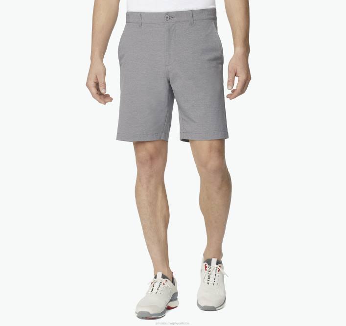 Johnston & Murphy Hommes short de performance XC4 TXRN426 vêtements gris chiné