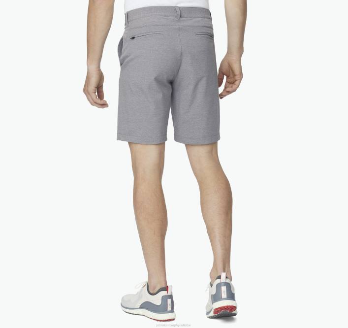 Johnston & Murphy Hommes short de performance XC4 TXRN426 vêtements gris chiné