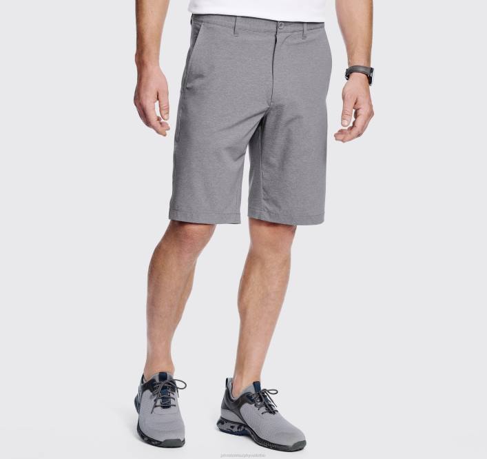Johnston & Murphy Hommes short de performance XC4 TXRN426 vêtements gris chiné