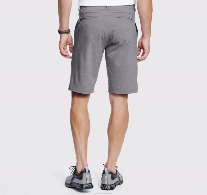Johnston & Murphy Hommes short de performance XC4 TXRN426 vêtements gris chiné