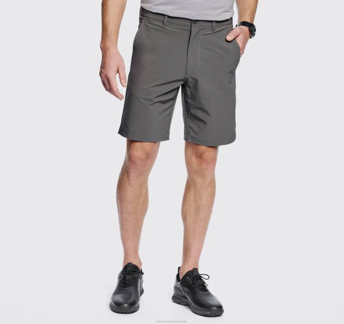 Johnston & Murphy Hommes short de performance XC4 TXRN457 vêtements charbon de bois foncé solide