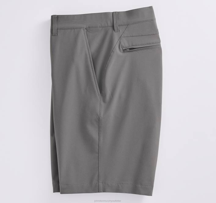 Johnston & Murphy Hommes short de performance XC4 TXRN457 vêtements charbon de bois foncé solide