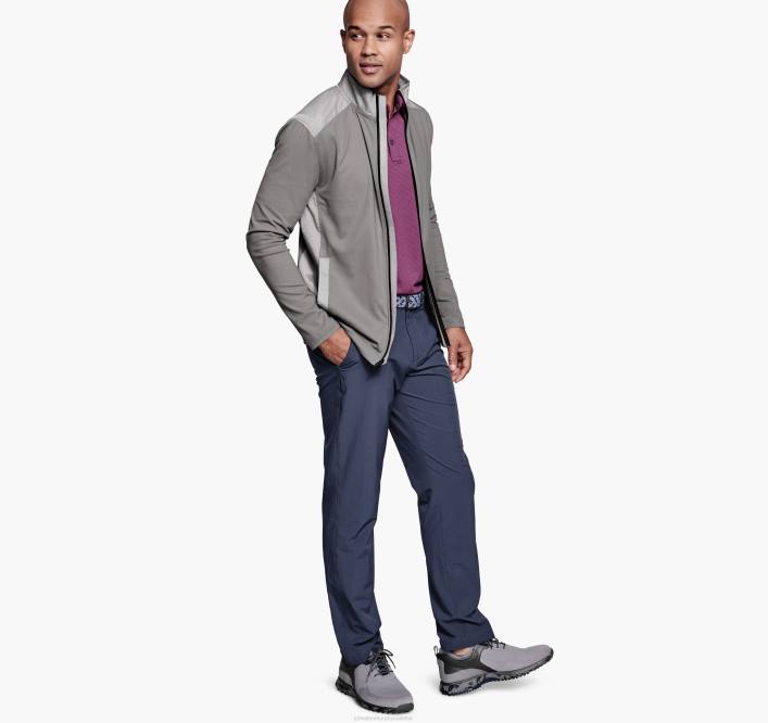 Johnston & Murphy Hommes Veste hybride en tricot Performance XC4 TXRN843 vêtements gris