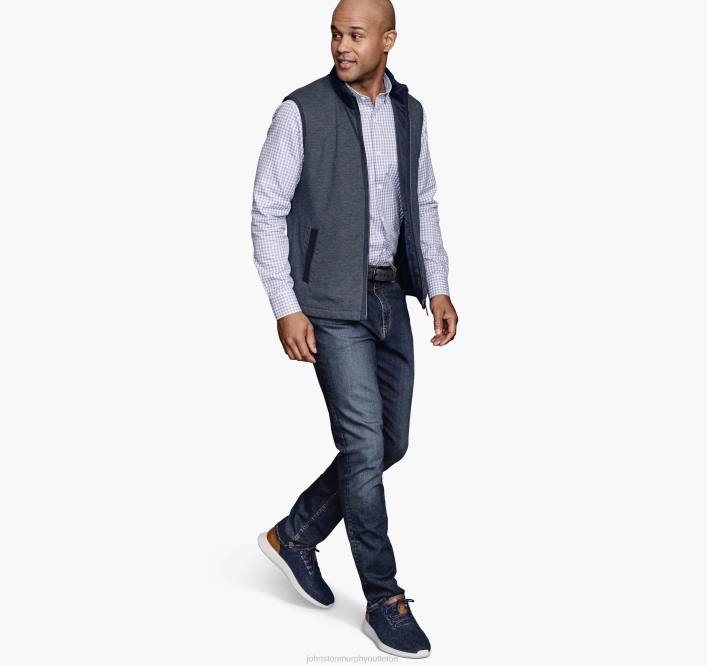 Johnston & Murphy Hommes gilet réversible TXRN805 vêtements marine