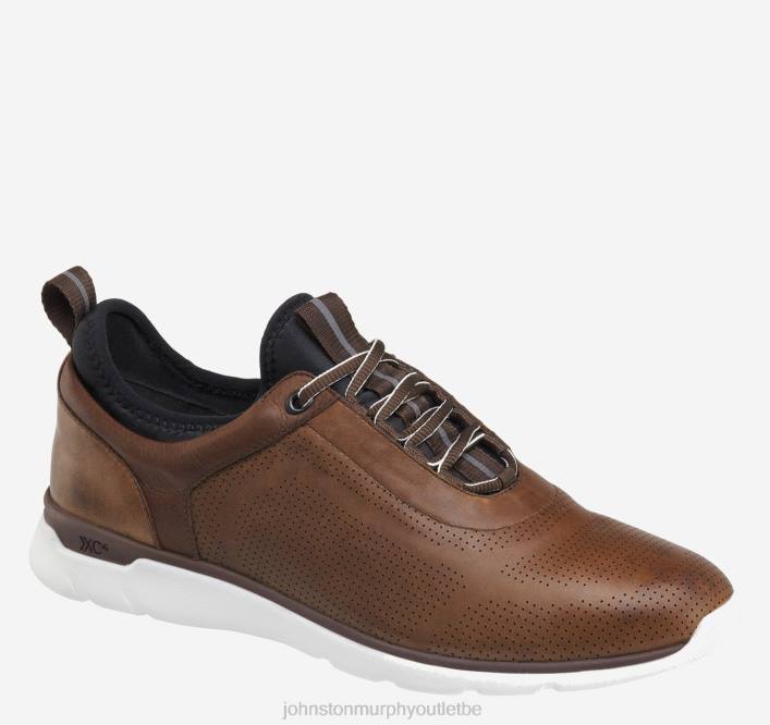 Johnston & Murphy unisexe xc4 prentiss u-gorge TXRN352 chaussures cuir imperméable acajou
