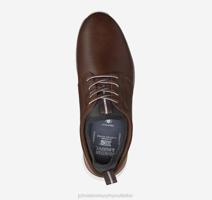 Johnston & Murphy unisexe xc4 prentiss bout uni TXRN212 chaussures acajou imperméable pleine fleur