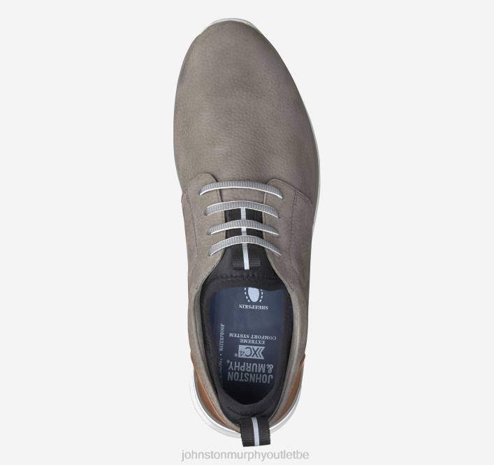 Johnston & Murphy unisexe xc4 prentiss bout uni TXRN290 chaussures nubuck imperméable gris