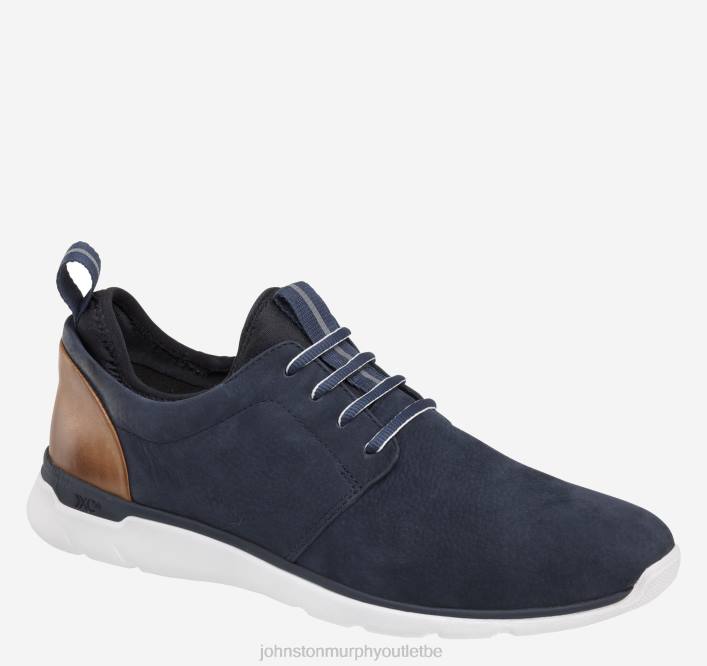 Johnston & Murphy unisexe xc4 prentiss bout uni TXRN339 chaussures nubuck imperméable bleu marine