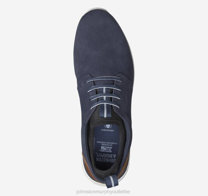 Johnston & Murphy unisexe xc4 prentiss bout uni TXRN339 chaussures nubuck imperméable bleu marine