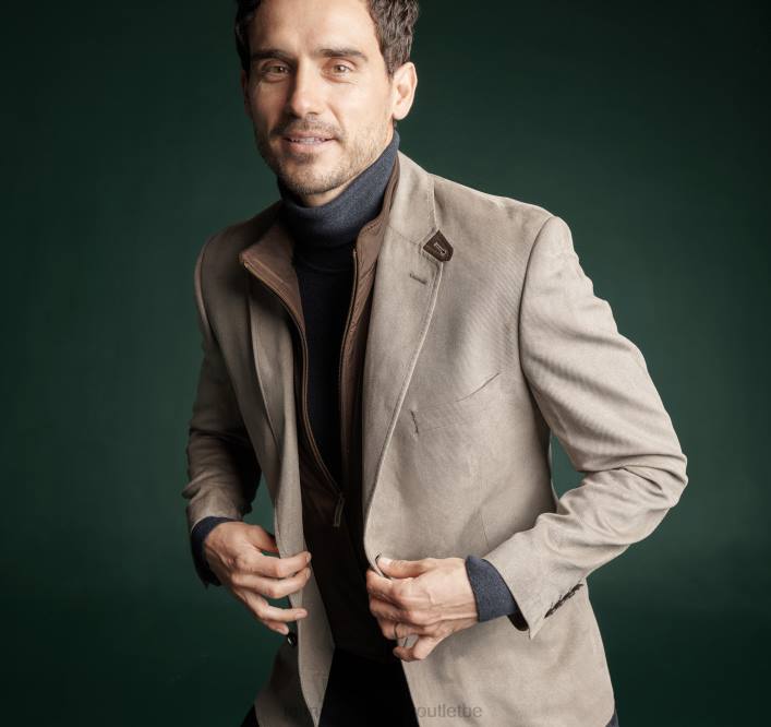 Johnston & Murphy unisexe blazer côtelé en peluche TXRN892 vêtements sergé gris