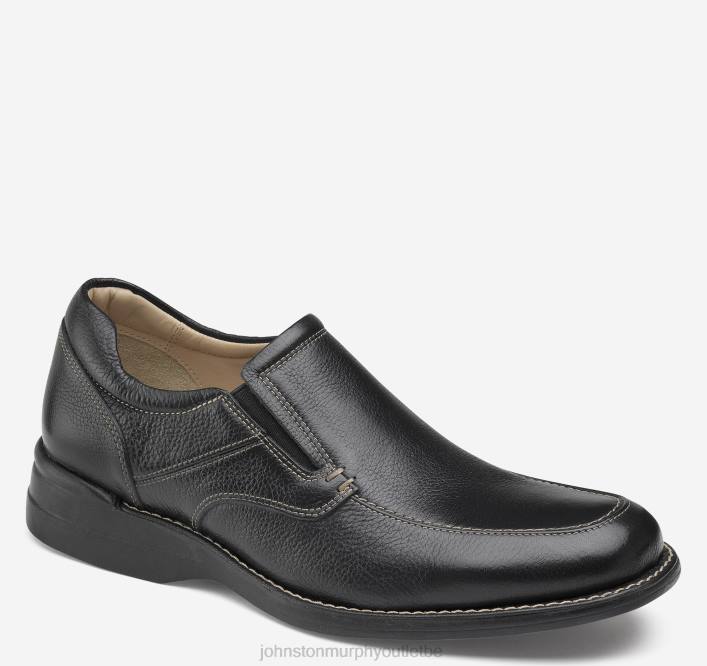 Johnston & Murphy Hommes Shuler à enfiler à bout mocassin TXRN152 chaussures noir pleine fleur