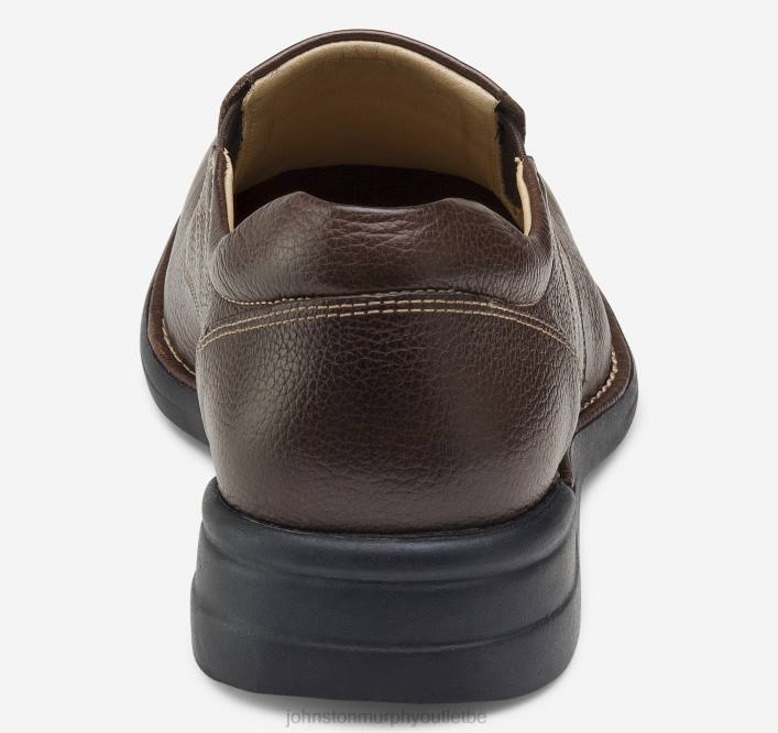 Johnston & Murphy Hommes Shuler à enfiler à bout mocassin TXRN251 chaussures marron pleine fleur