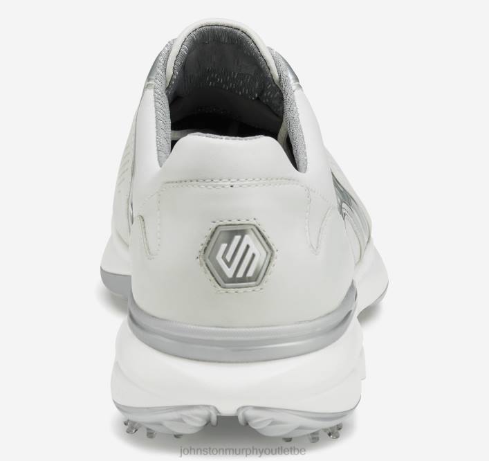 Johnston & Murphy Hommes XC4 GT2 Luxe U-Gorge TXRN119 chaussures tpu pleine fleur imperméable blanc/gris