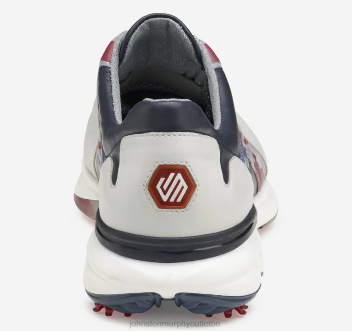 Johnston & Murphy Hommes XC4 GT2 Luxe U-Gorge TXRN130 chaussures pleine fleur imperméable blanc/marine