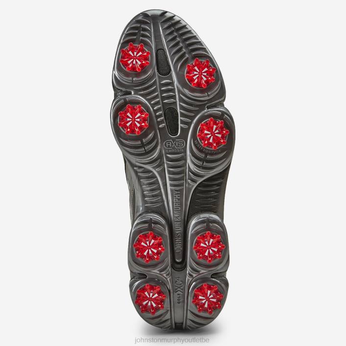 Johnston & Murphy Hommes XC4 GT2 Luxe U-Gorge TXRN215 chaussures tpu pleine fleur imperméable noir/gris
