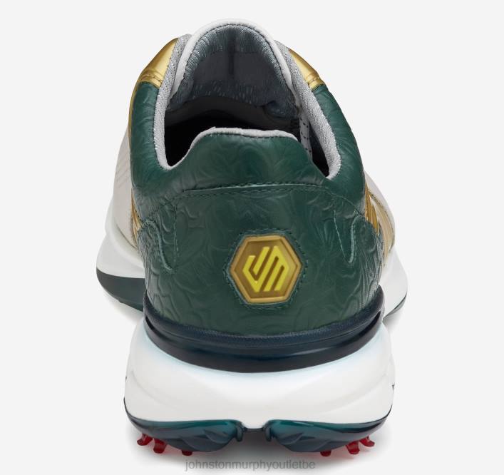 Johnston & Murphy Hommes XC4 GT2 Luxe U-Gorge TXRN272 chaussures blanc/vert pleine fleur