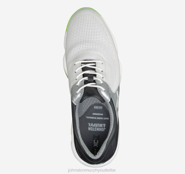 Johnston & Murphy Hommes XC4 GT2 Luxe U-Gorge TXRN59 chaussures blanc/noir pleine fleur