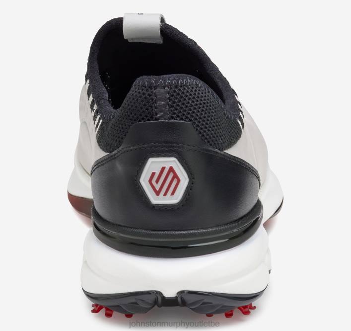 Johnston & Murphy Hommes XC4 GT4 Luxe U-Gorge TXRN211 chaussures tricot pleine fleur blanc/noir