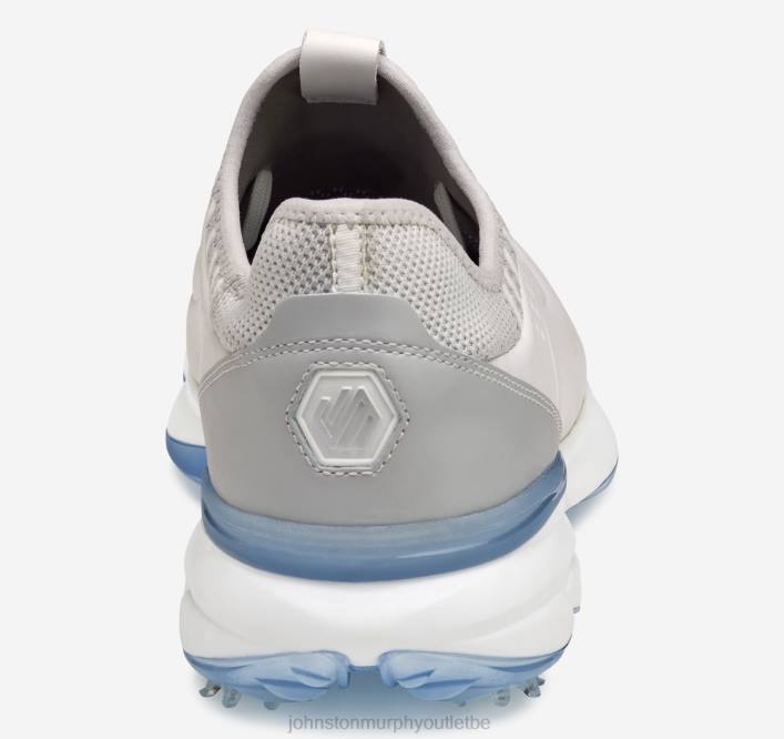 Johnston & Murphy Hommes XC4 GT4 Luxe U-Gorge TXRN383 chaussures tricot pleine fleur blanc/gris