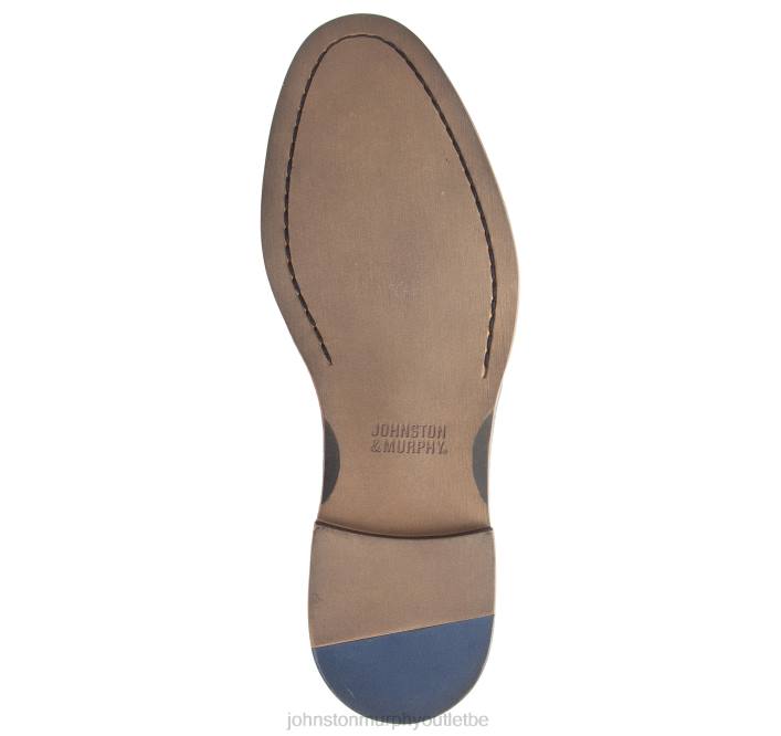 Johnston & Murphy Hommes bout conard TXRN77 chaussures cuir de veau italien noir