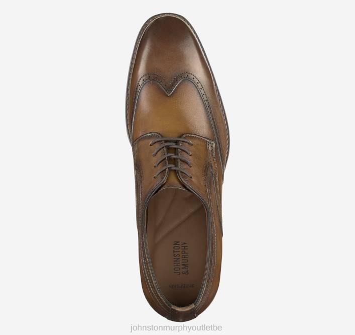 Johnston & Murphy Hommes bout d'aile de Danridge TXRN178 chaussures beige pleine fleur