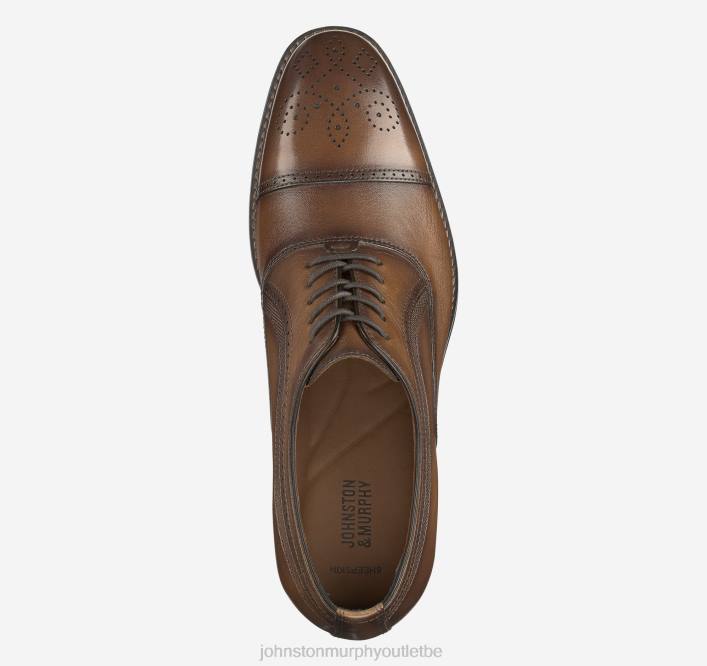 Johnston & Murphy Hommes embout Danridge TXRN27 chaussures beige pleine fleur