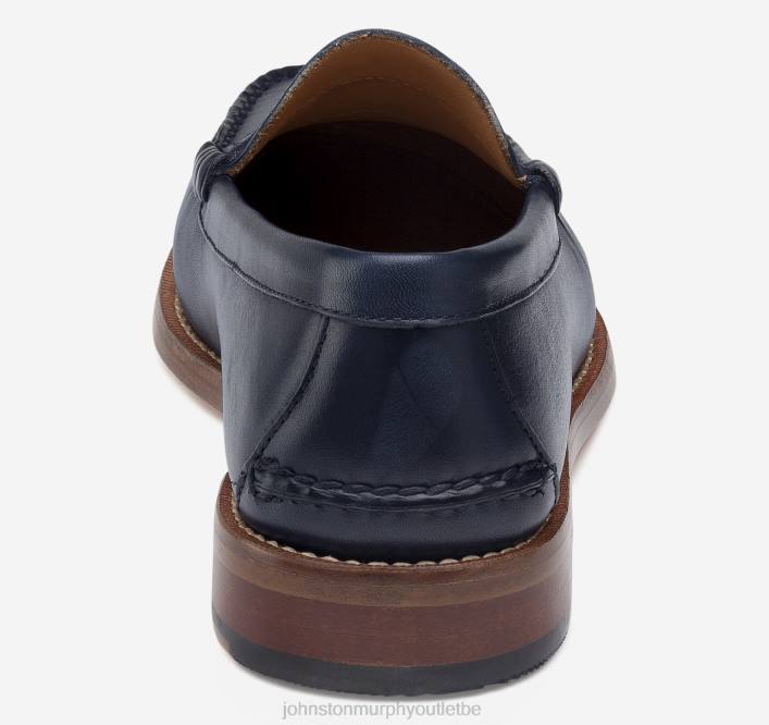 Johnston & Murphy Hommes penny de Halstead TXRN362 chaussures marine pleine fleur