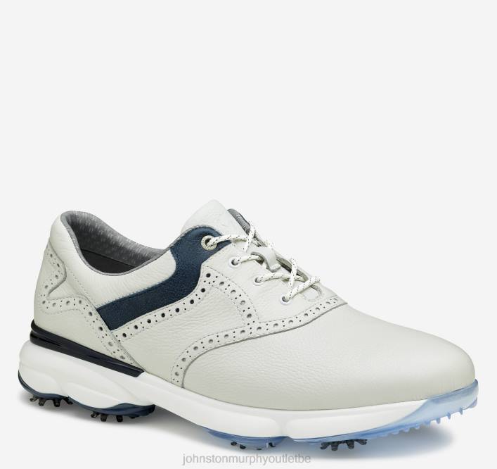 Johnston & Murphy Hommes selle xc4 gt1-luxe TXRN176 chaussures pleine fleur imperméable blanc/marine