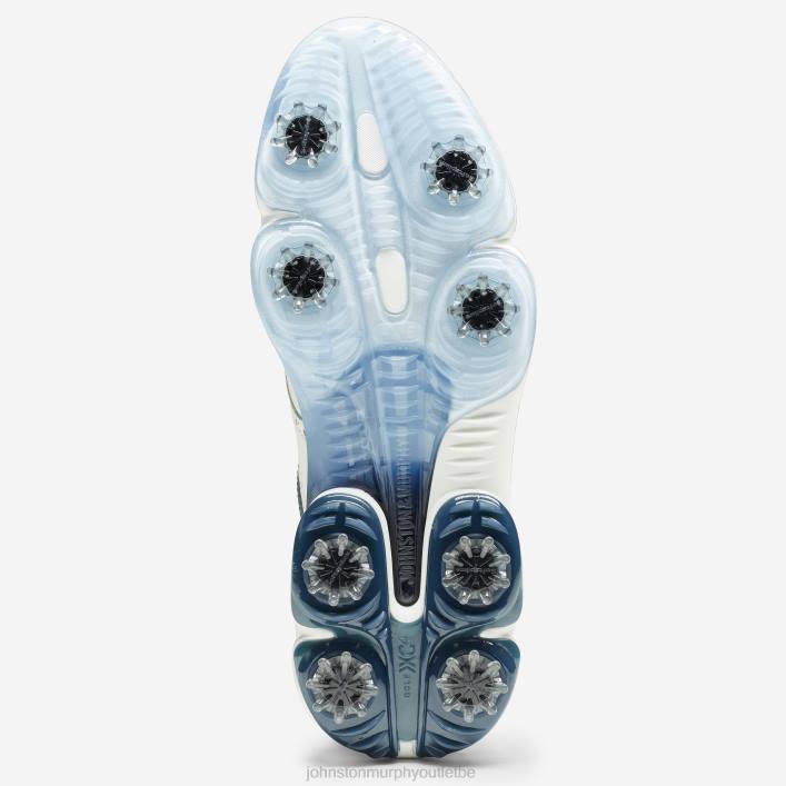 Johnston & Murphy Hommes selle xc4 gt1-luxe TXRN176 chaussures pleine fleur imperméable blanc/marine
