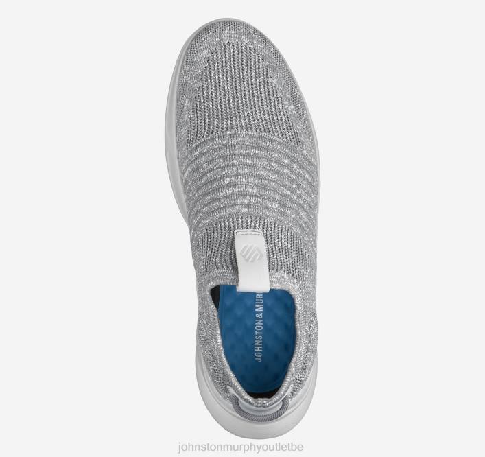 Johnston & Murphy Hommes slip-on en tricot escape TXRN16 chaussures tricot gris