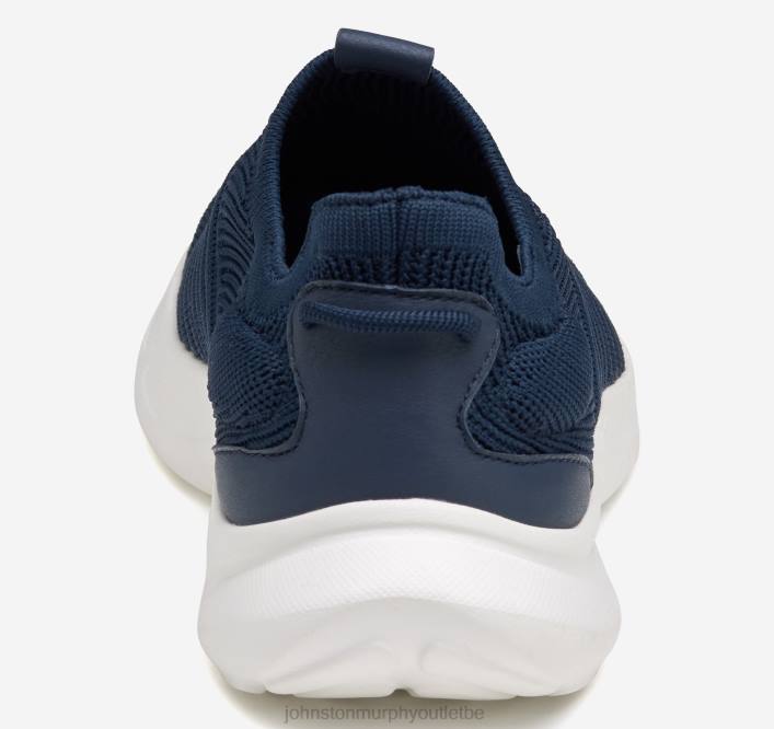 Johnston & Murphy Hommes slip-on en tricot escape TXRN17 chaussures tricot bleu marine