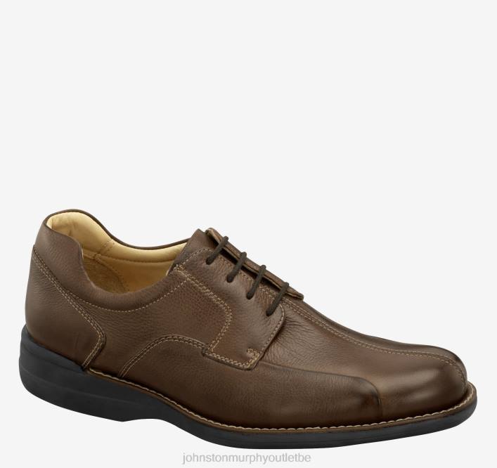 Johnston & Murphy Hommes vélo de Shuler TXRN243 chaussures veau foulonné marron foncé