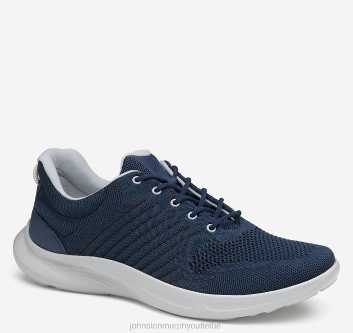 Johnston & Murphy Hommes évasion tricot u-gorge TXRN69 chaussures tricot bleu marine